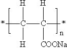 TH-1100聚丙烯酸鹽結構式